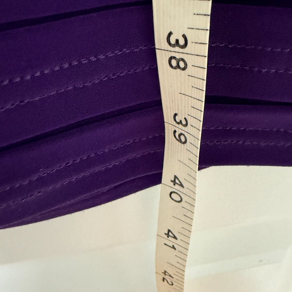 👗 2 fo $30 | Purple Layered Cocktail Dress | Frank Lyman | Great Condition - Picture 7 of 7